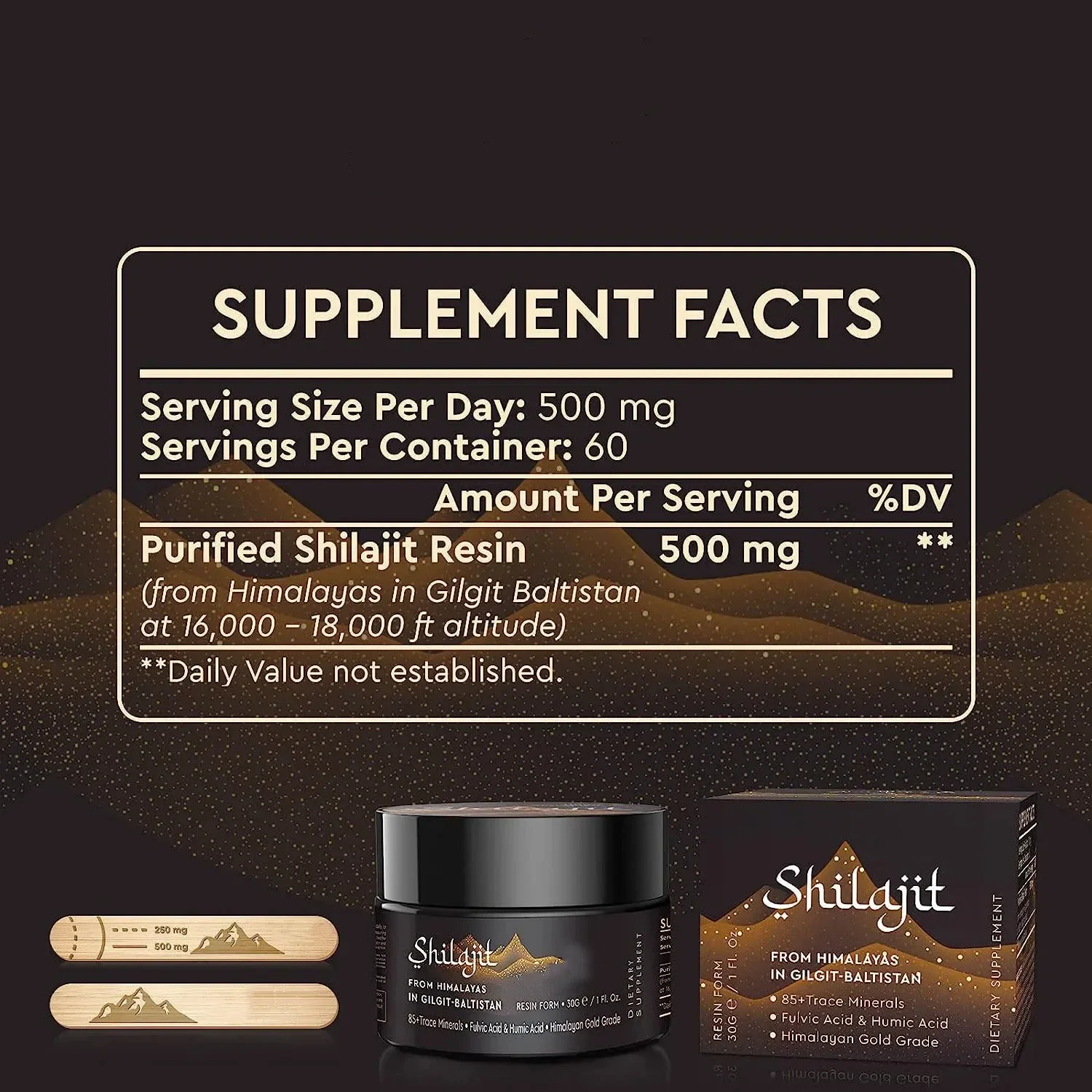 30g Body Care Authentic Himalayan SHILAJIT Sun Dried Organic Premium Resin Body Care Authentic Himalayan Organic Premium Resin