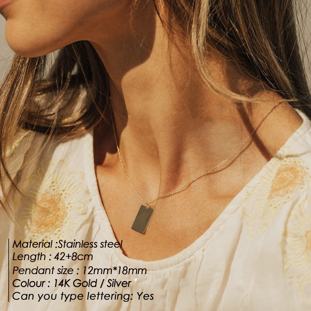 eManco 2025 الفولاذ المقاوم للصدأ مزيج نمط طقم مجوهرات زوجين مزدوجة الملتوية سلسلة قلادة هدية الكريسماس المجوهرات بالجملة #2