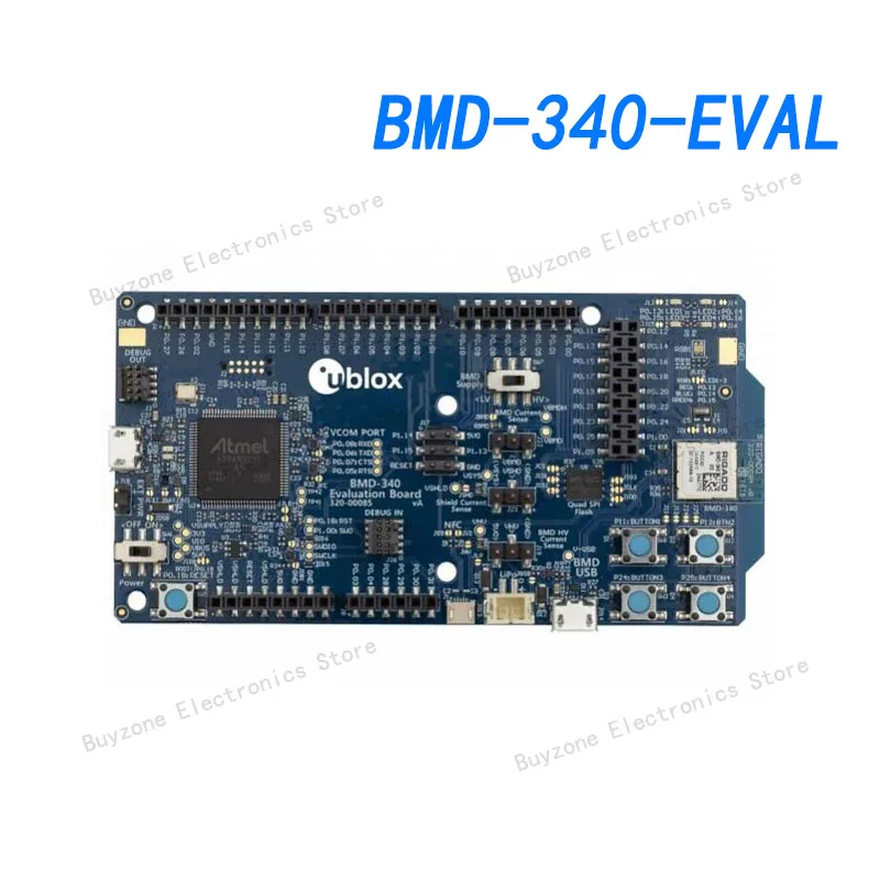 

BMD-340-EVAL Bluetooth Development Tools - 802.15.1 BMD-340 Evaluation Kit, SoC nRF52840