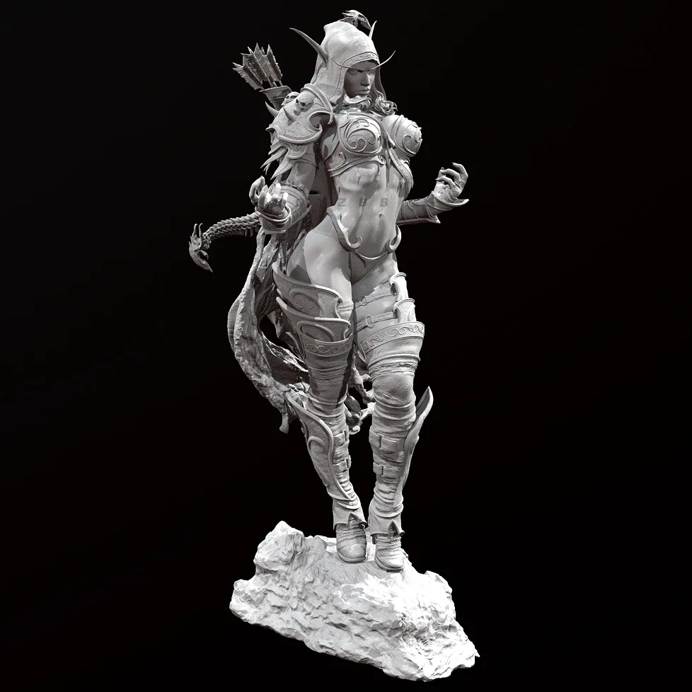 50mm 75mm 100mm 110mmResin model kits figure beauty colorless and self-assembled 3D Printing TD-6760/3D