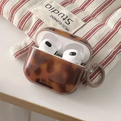 Amber Earphone Case for Apple AirPods 1/2 3 4 Pro 2 Wireless Bluetooth Charging Box Sexy Leopard Print Silicone Protection Cover