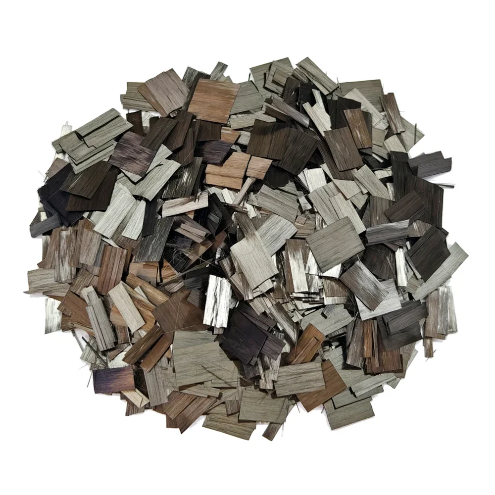 500g Flake Chopped Carbon Fiber Material Forged Carbon Car Modification High Temperature Resistance 10MM 15MM 20MM