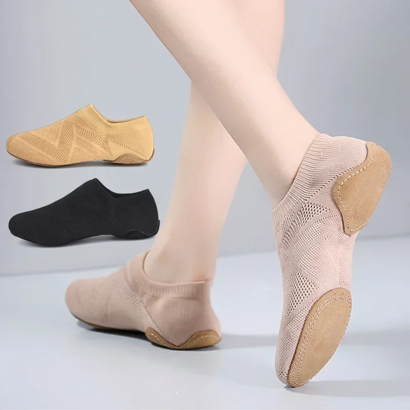 Jazz Dance Shoes Women Men Kid'S Ballroom Modern Salsa Practise Dancing For Ballet Teacher Girls MN1