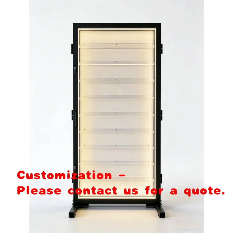 custom.Factory Hot Sales Hinged Cover Portable Non Yellowing Sheet Showcase Removable Acrylic Front Tcg Card Display Cabin