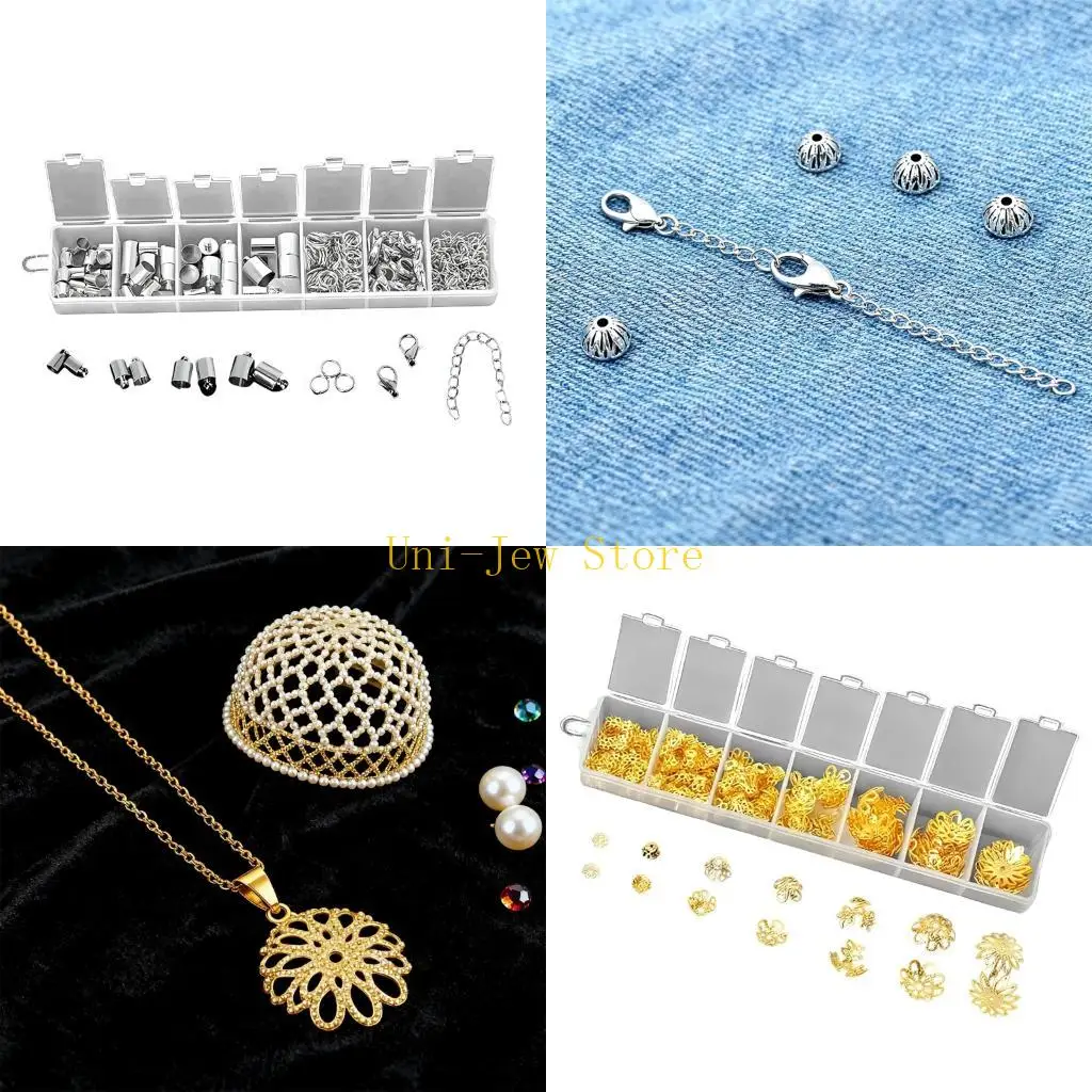 

40 ГБ металлические колпачки для бусин, профессиональный инструмент для изготовления ювелирных изделий, безопасные конструкции,