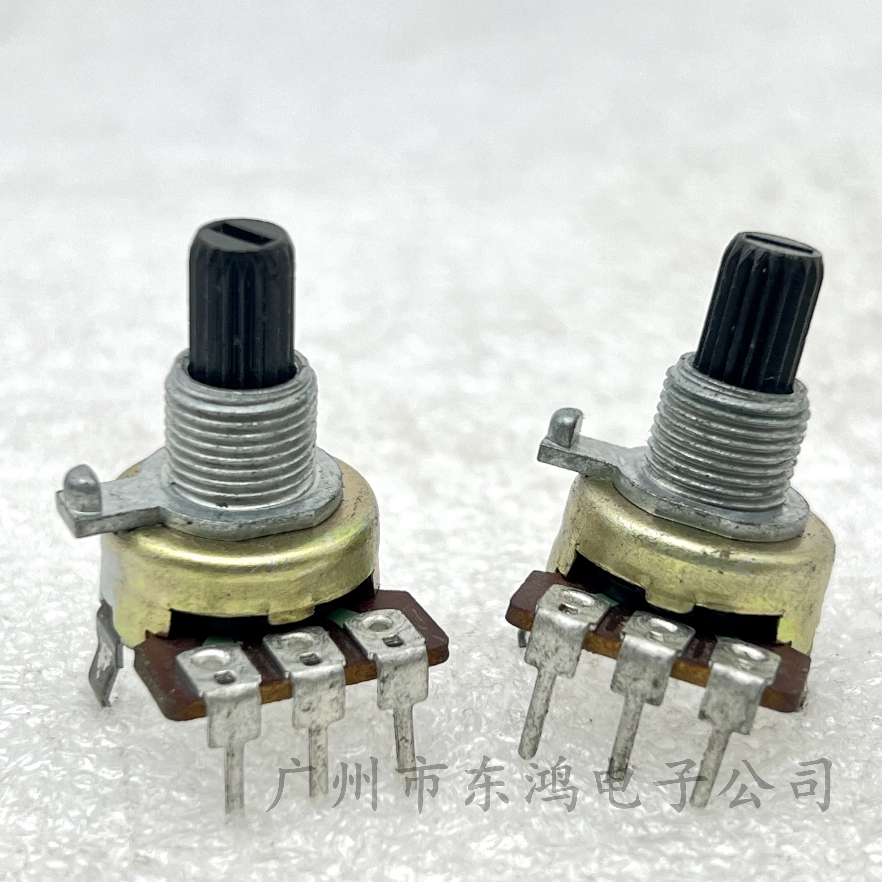 1 PCS 161 vertical single link 3-pin potentiometer adjustable resistor B5K audio volume switch