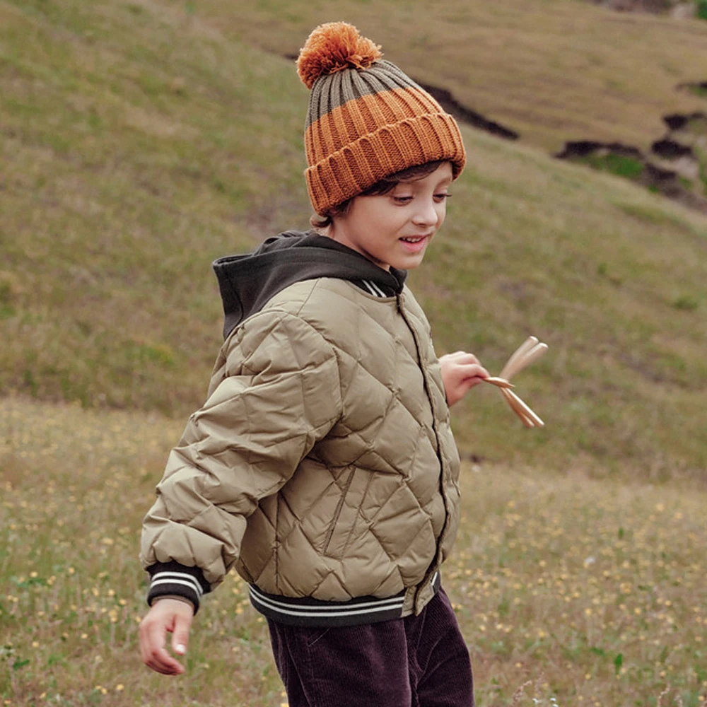 Dave Bella Boys White Down Parka Jacket Children Winter Warm Hooded Down Coats Waterproof Outwear Clothes DK4264711