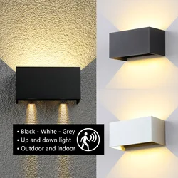 Led Outdoor Wall Light Waterproof IP65 PIR Motion Sensor Led indoor Lighting Porch Light Balcony Garden Lights Outdoor Wall Lamp