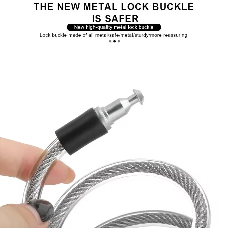Tragbare Fahrrad Anti-Diebstahl Ring Schloss Hohe Sicherheit Roller Elektrische E-Bike Rennrad Schloss Splitter Fahrrad Kabel Schlösser – Detail 8