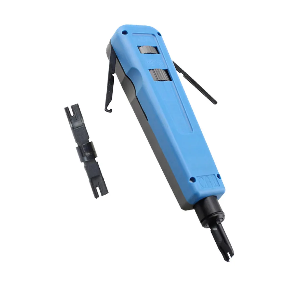 Network Wire Impact Punch-Down 11088 Blades Lockable Crimping Tool for Cable Termination Punch Tools Kit