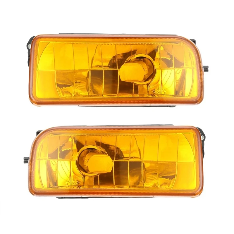 E36 Fog Lights for -BMW M3 (E36) 3 Series 1992-1999 Fog Lamps Replacement Assembly 1 Pair (Yellow Lens)