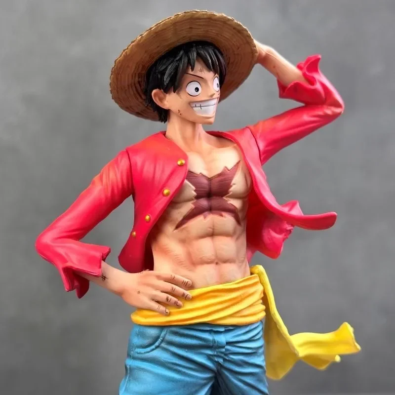 Auf Lager ZW Studio 23CM ONE PIECE Anime Figuren Monkey D. Ruffy Figur PVC Statue Desktop Ornament Sammlung Modell Spielzeug geschenke