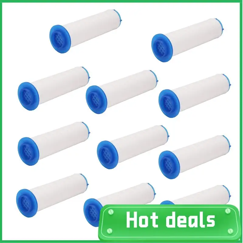 

AC62-10Pcs Сменный душевой фильтр для жесткой воды - Высокопроизводительный фильтр для душа для удаления хлора и фтора