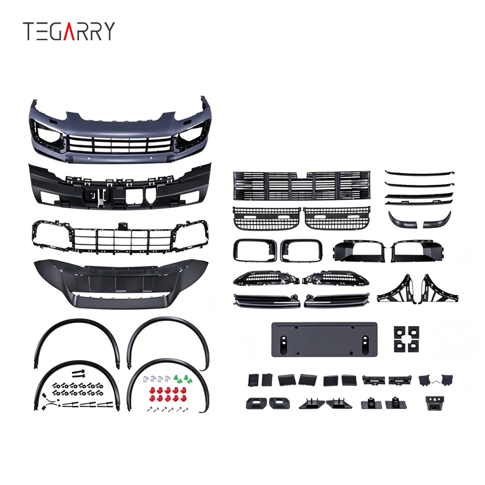 TEGARRY 958 Upgrade 9y0.2 2025 Turbo Front Simplified Full Set PP Material Easy Installation Body Kits  2011-2017