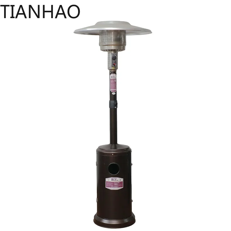 Am beliebtesten Regelmäßige Regenschirm Typ Gas Heizung Braun Pulverbeschichtetes Eisen Propan Pilz Terrasse Heizung