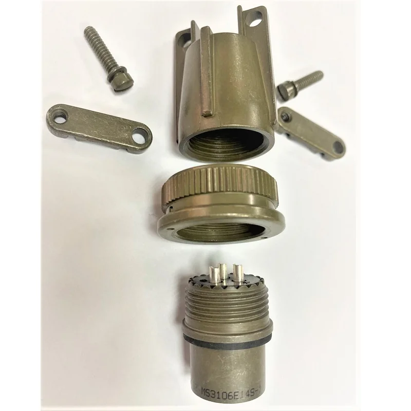 Conector de enchufe de aviación a prueba de agua, serie MS5015, MIL Circular, especificación MS3106E 14S-1S 14S-1P, MS3106E14S-1S/P