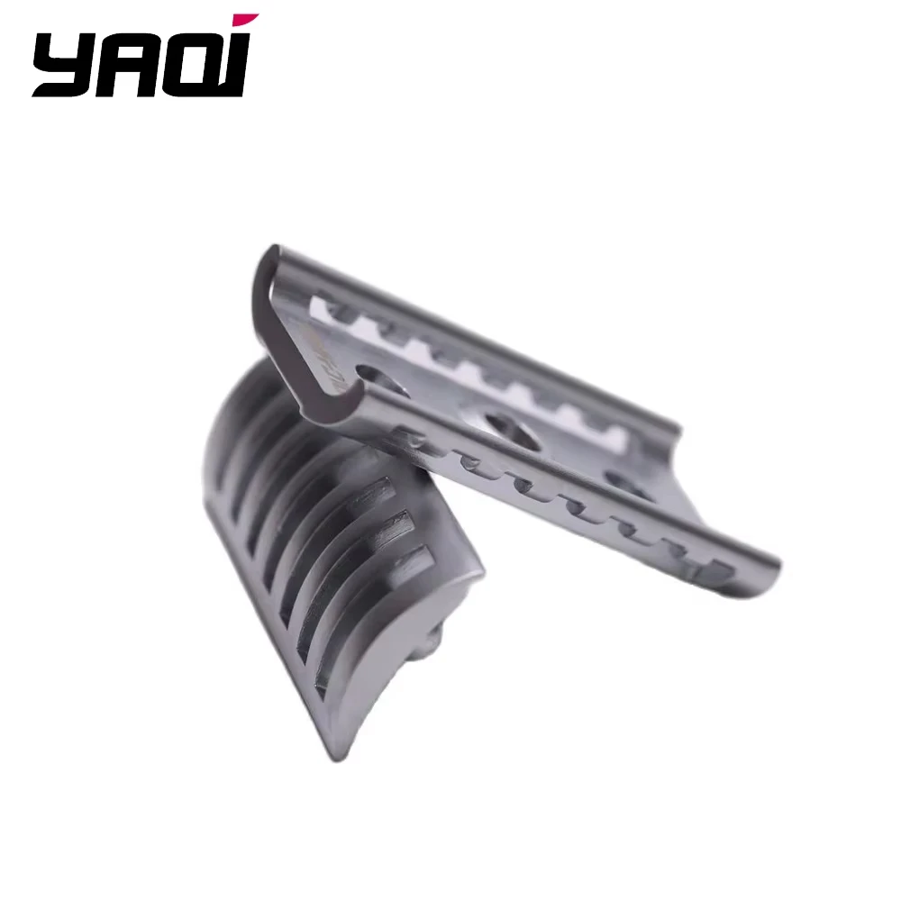 

Yaqi Matte Chrome Color KNIGHT-HELMET Safety Razor Head for Mens Shaving Razor
