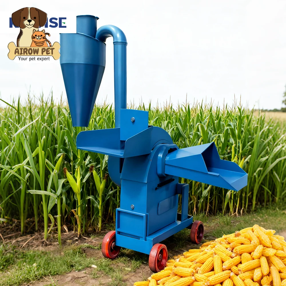 AIROW Hammer Mill Machine Series for Dealers with 350-500 Models and 150-1500 KG/H Feed Grinding Range Support