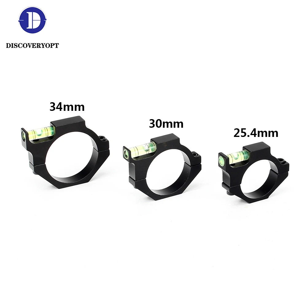 Discovery Rifle Scope Bubble Level fit 25.4mm 30mm Tube Airsoft  Shooting Sight Accessories High Precision Mount Ring