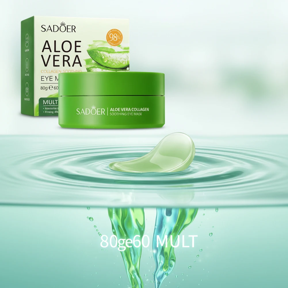 Aloe Vera Collagen Eye Mask Moisturizing Skin Bright And Transparent  Firming Eye Patches For All Skin Eyes Skin Care Products