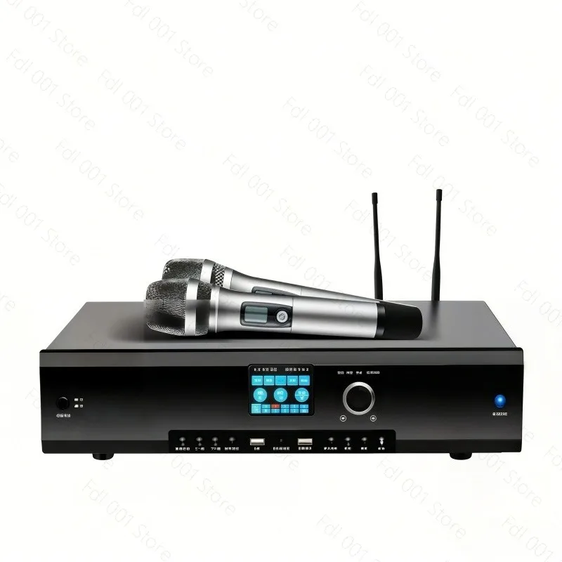 3 in 1 KTV Power Amplifier 600W 2 Channel for PA Speaker
