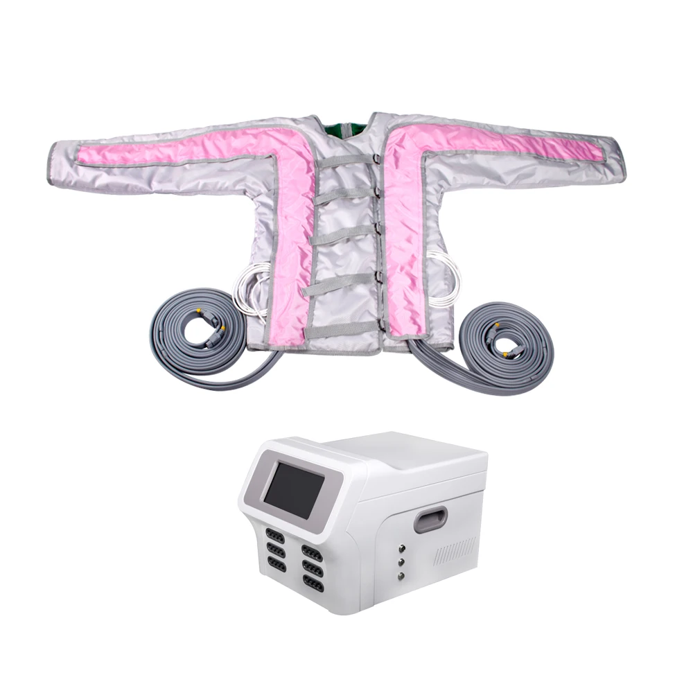 Latest Full Body Pressotherapy Lymphatic Drainage 24 Air Bags Body Massage Sauna Suit With Eyes Massage Beauty Machine