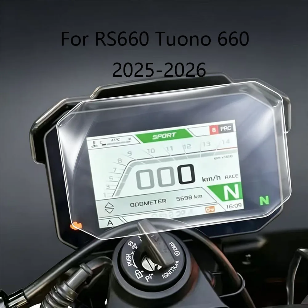 New Tuono 660 Accessories Scratch Cluster Screen Dashboard Protection For Aprilia RS660 Motorcycle 2025 Instrument Film