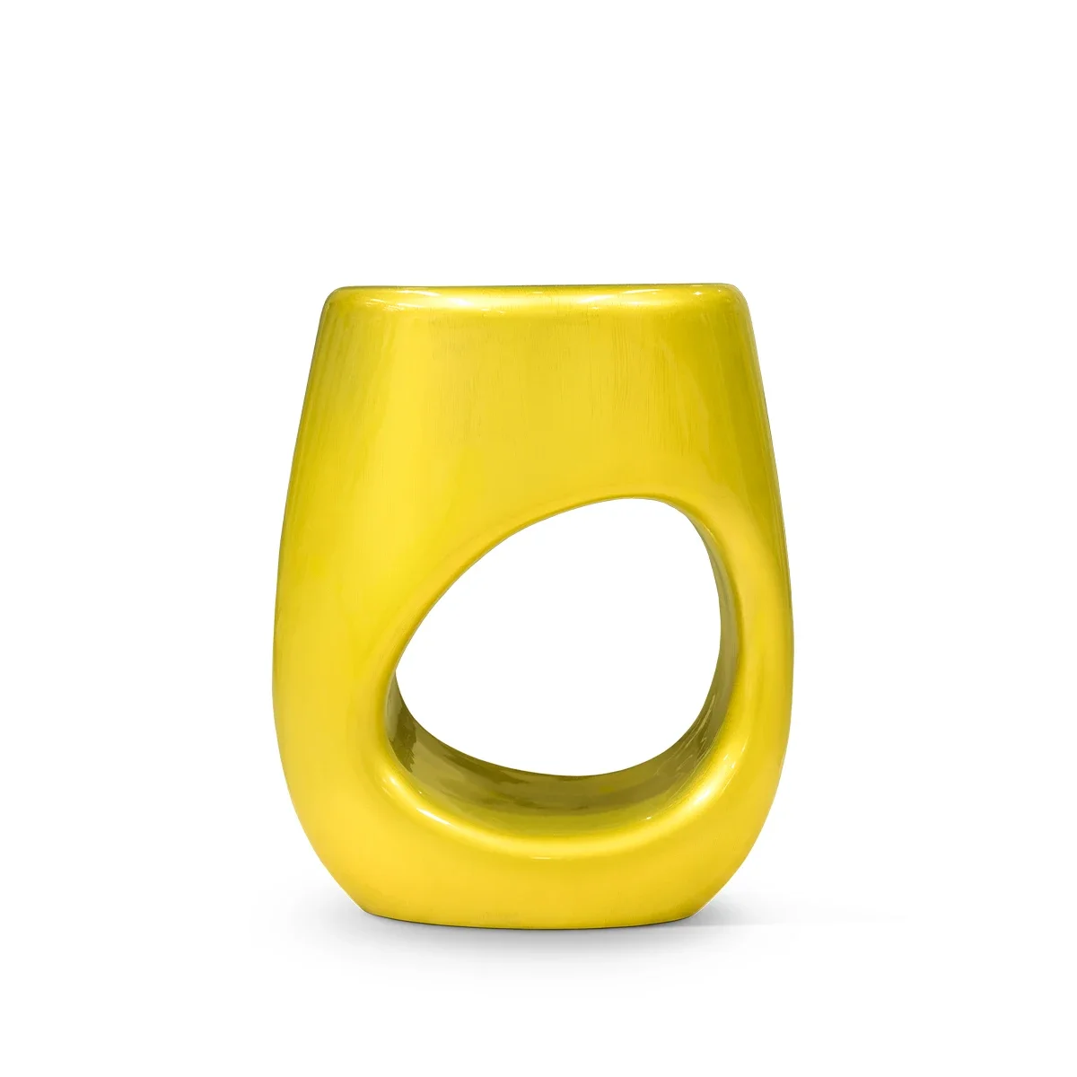 Modern sculptural stools or side tables can be customized in color, high gloss, suitable for hotel or villa use