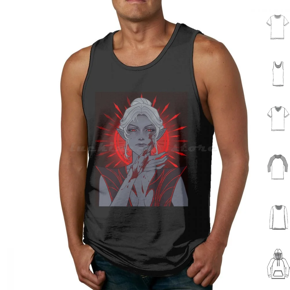 Minthara Bg3 Tank Tops Vest Sleeveless Bg3 Minthara Dnd Rpg Baldurs Gate 3 Shadowheart Astarion Drow Baldurs Gate Halsin