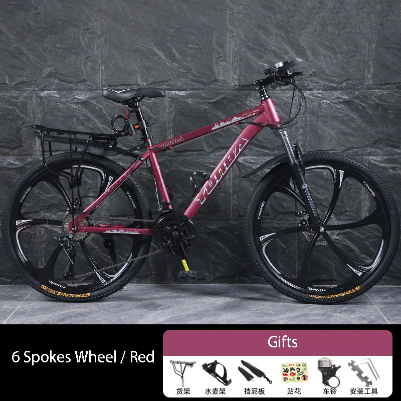 Mountain Bike Trail Bike Racing Bicycle 24 inch 26 inch Teenagers Student Adult Mountain Bicycle Road Bike 21/24/27/30 Speed MTB