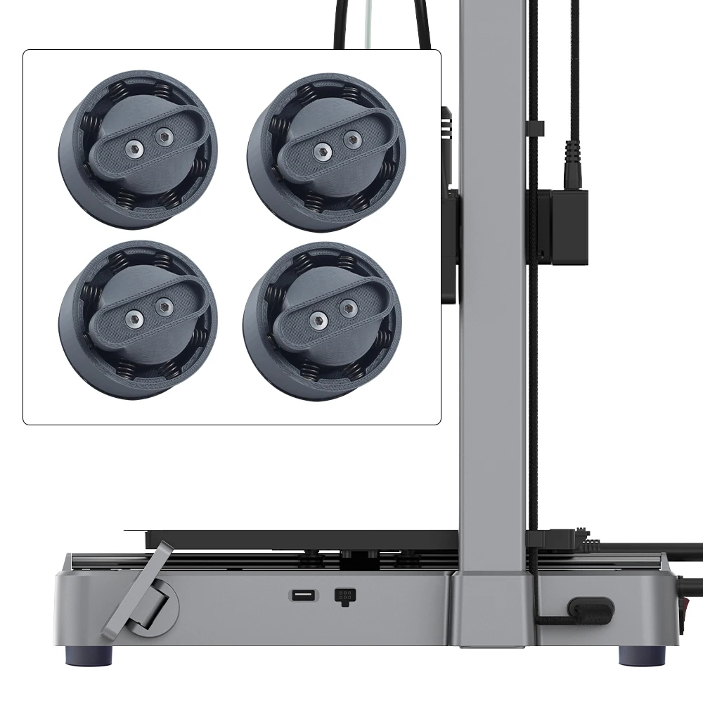 Upgraded Anti-Vibration Feet For Creality Hi Combo Foot Pads 4Pcs/Set Replacement Parts