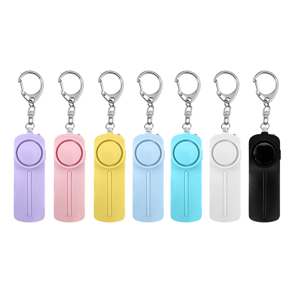 Personal Security Alarm 130db Sound Self Defense Loud Alarm Keychain Portable Antiwolf Girl Child Women Security Protect Alert