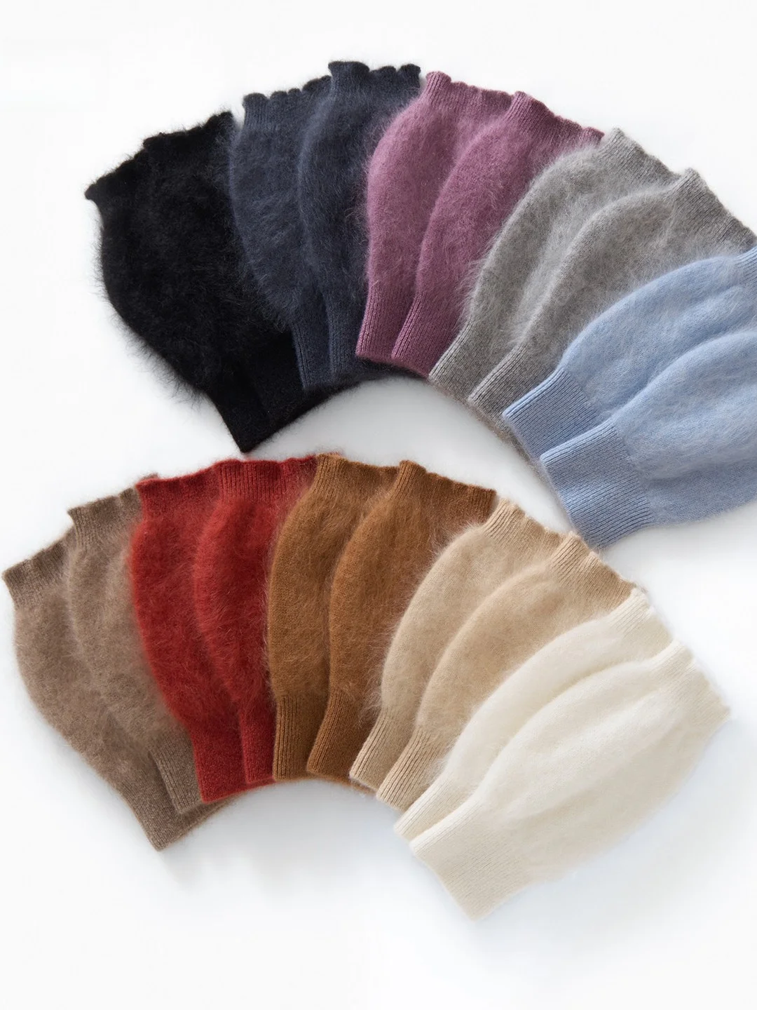 00-純粋なカシミヤフリース手袋ハーフフィンガーライティングライディングウォームグローブユニセックス学生もこれらのスタイリッシュな手袋を着用できます