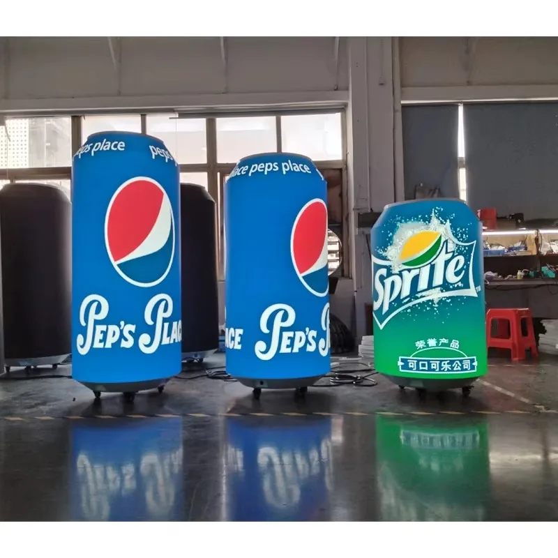 P1.8 P2 Full Color Canned LED Display High Resolution Creative Beer Can Video Advertising Screen
