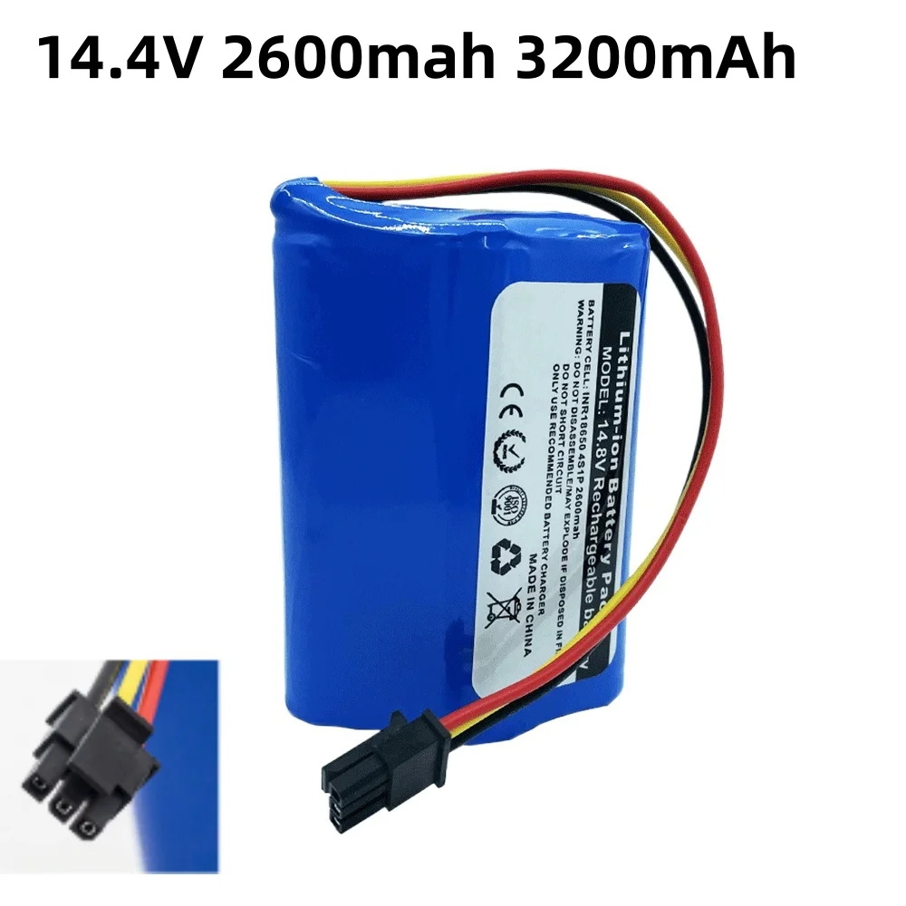 

. New 14.4V 2600mah 3200mAh Replacement Battery For Liectroux B6009 Robotic Vacuum Cleaner Accessories Spare Parts