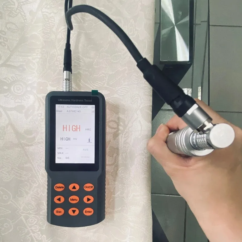 2025 New Portable Ultrasonic Leeb Vickers Hardness Tester Machine HUH-6M