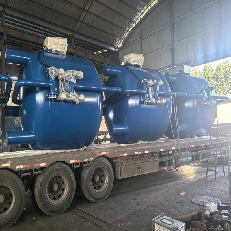 Fully Automatic Multimedia Sand Filter System  Pump Stainless Steel Filter Tank  Wastewater Processing 500L/Hour