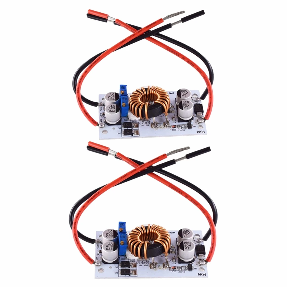 500W 10A Boost Power Supply DC-DC 8.5V-48V to 10-50V Adjustable Boost Converter Constant Voltage Current Drive Module CC CV DIY