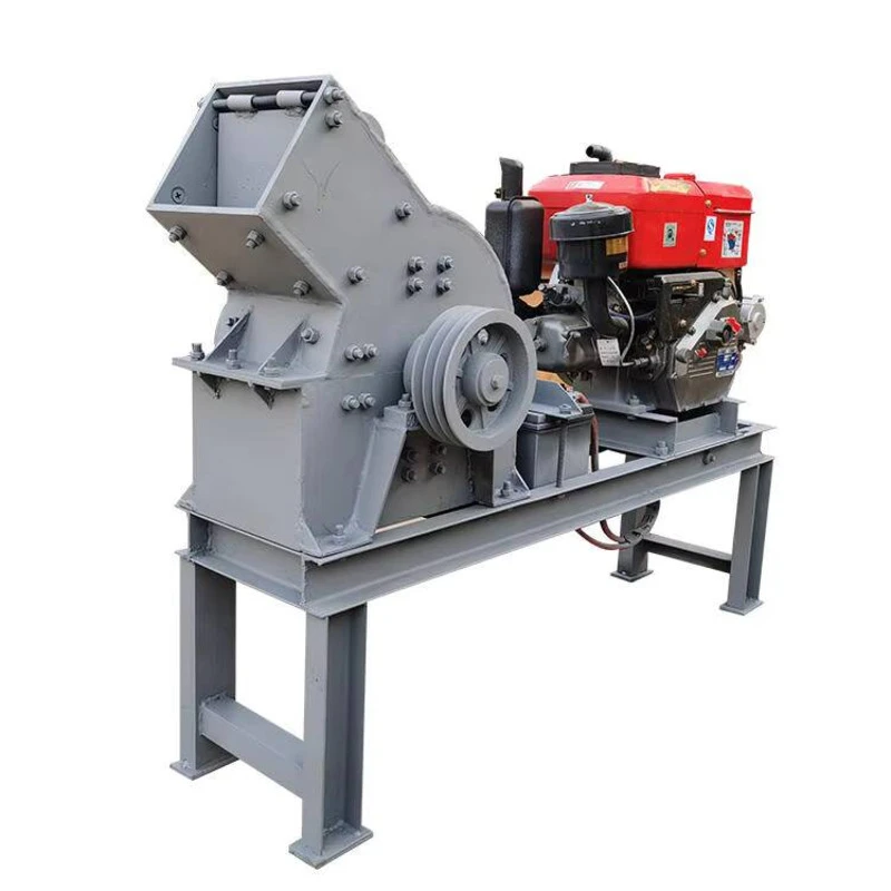 Small Hammer Crusher, Equipped An AC Motor, Is Suitable For The Extraction Gravel, Sand, Coal, Clay, Gold Ore, And