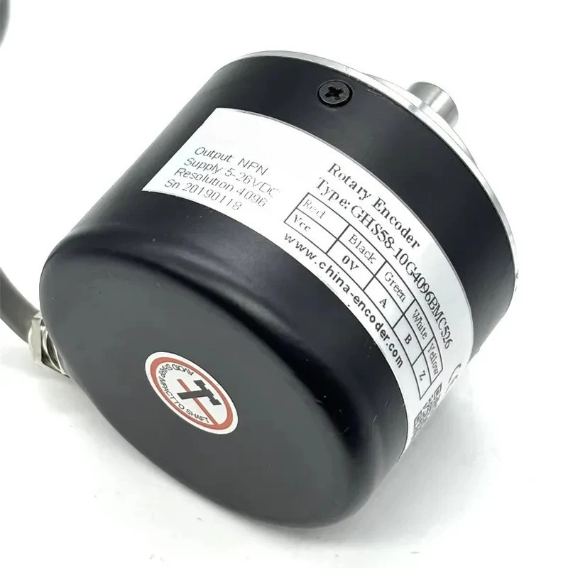 Hot Sale GHS58 10mm shaft incremental encoder similar to leine linde RSI 503 RS422 rotary encoder 4096ppr cheap