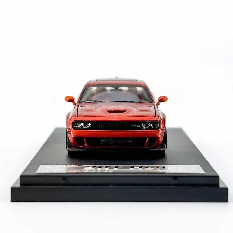 SH 1/64 Dodge SRT Hellcat aleación de juguete vehículo de Motor Diecast Metal modelo regalos