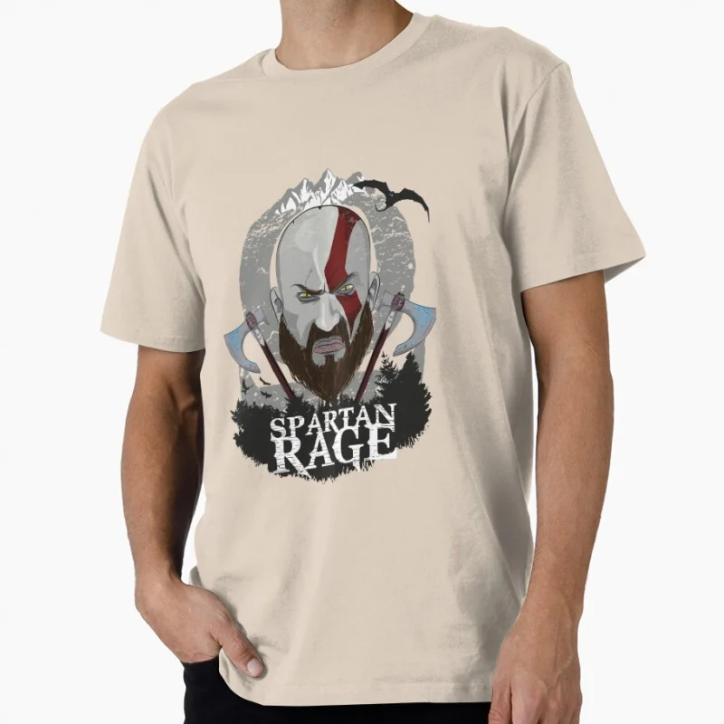 What's Right About God of war Kratos Spartan Rage Graphic Tee Norse mythology Videogame Gift t shirt for man All size top S-6XL