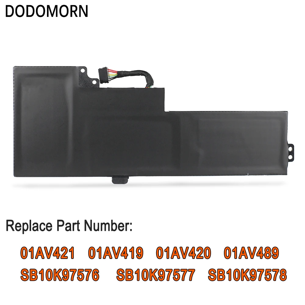 بطارية كمبيوتر محمول DODOMORN لينوفو ثينك باد ، SB10K97578 ، 01AV421 ، T480 ، T470 ، A485 ، A475 ، A285 ، سلسلة TP25 ، 01AV420 ، 01AV489 ، SB10K97576