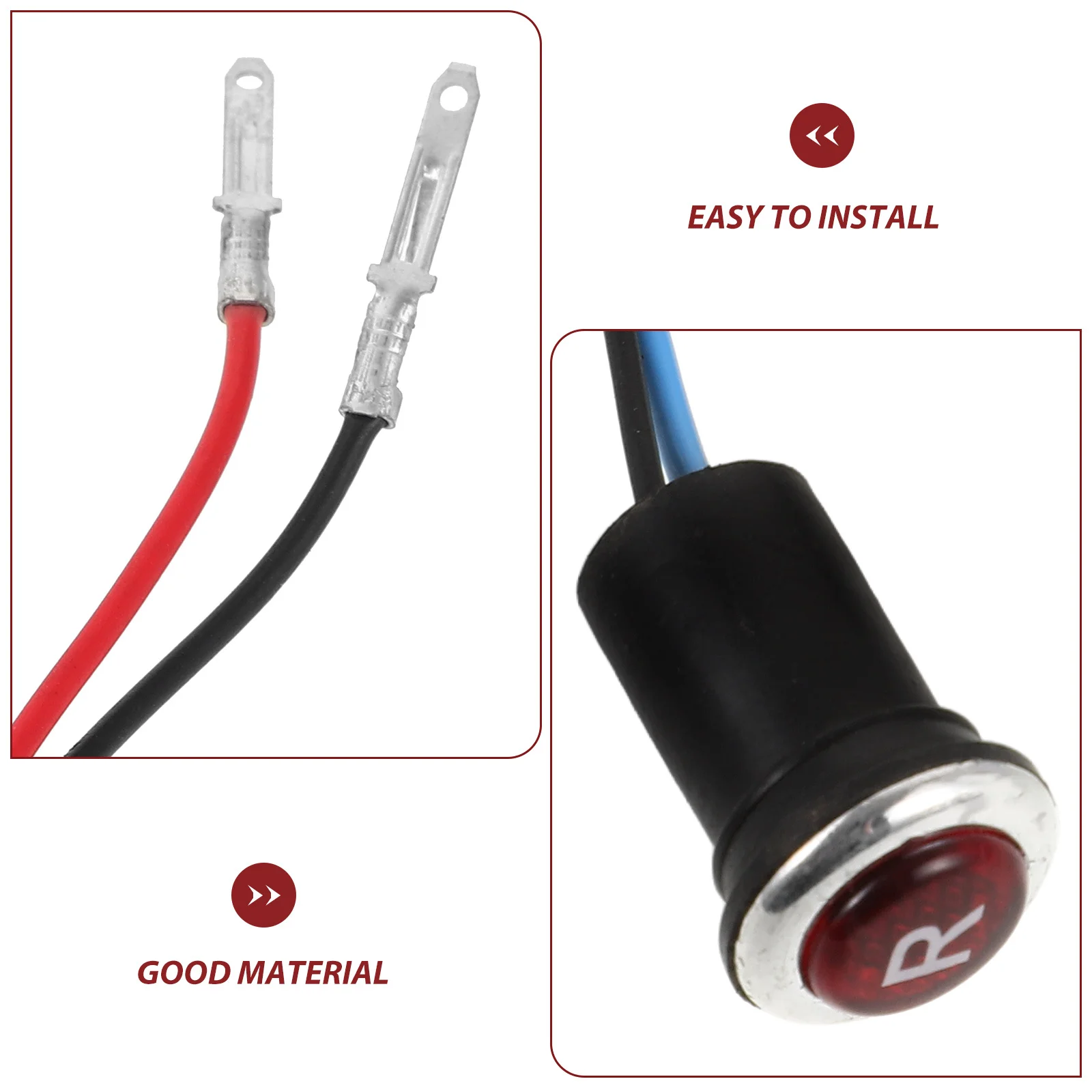 

LED Indicator Light Motorcycle ATV Parts Accessories Plastic Shifter Durable Wide Compatibility Easy Installation