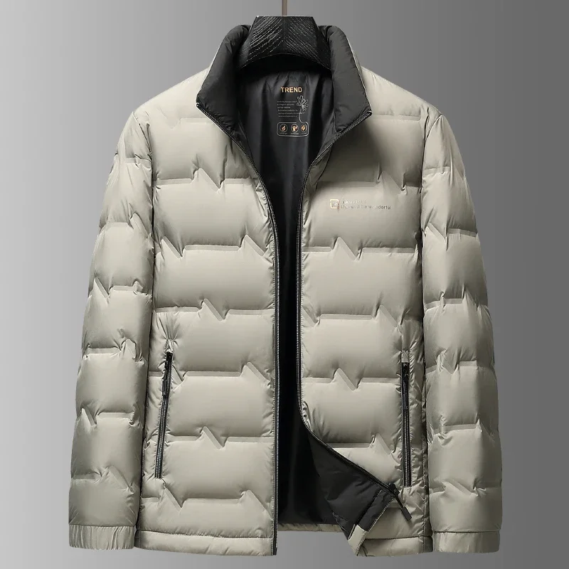 YEAE-Doudoune Légère en Duvet de Canard Blanc pour Homme, Manteau Chaud à Col Montant, Nouvelle Collection Hiver 2024