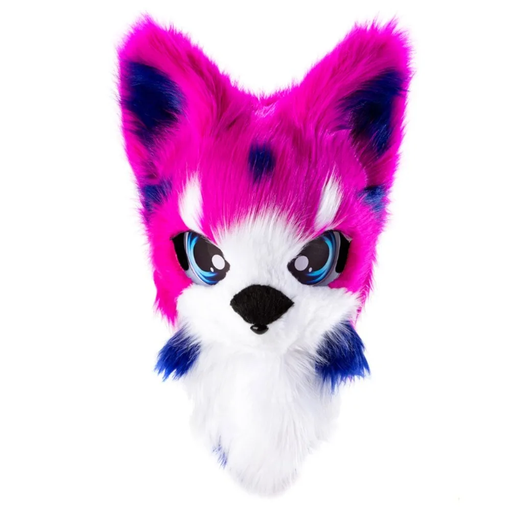 Halloween Party Beast Costume Doll Dog Head Wolf Head Plush Mask European American Furry Cosplay Props