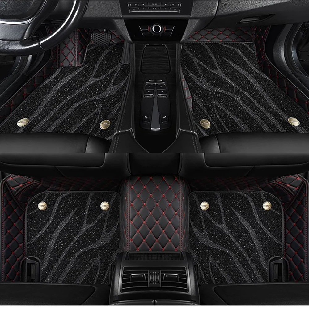 

For Toyota Tacoma 2019-2024 Years Auto Double layer 5D Custom Car Floor Mats Carpets Foot car Accessories voiture floor liners