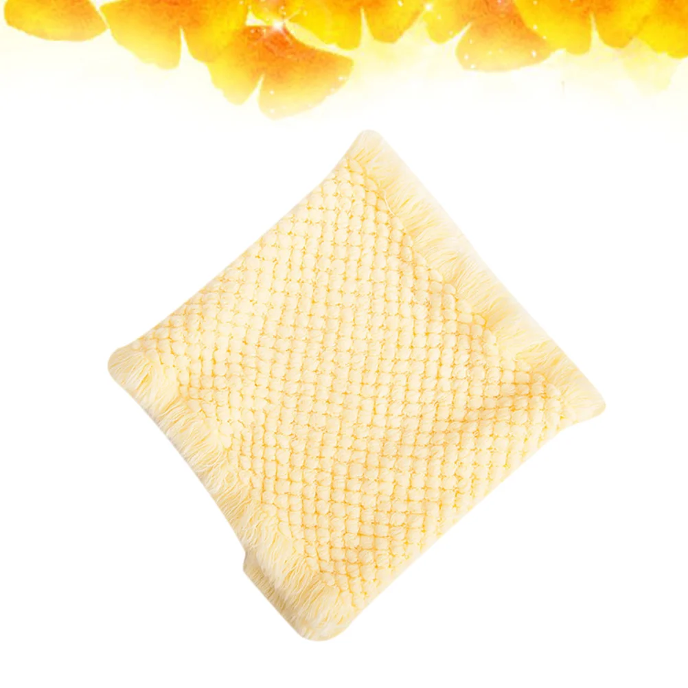 Baby Blanket Double Layer Baby Pad Infant Pineapple Pattern Blanket Photo Prop (Yellow)