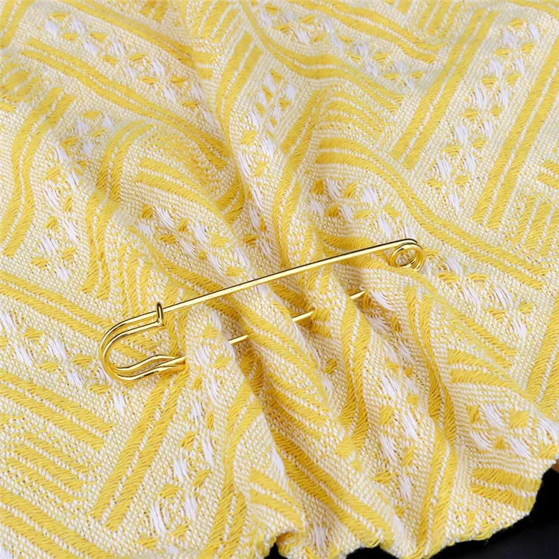 

ABBP-15Pcs Heavy Duty For Clothes Heavy Duty For Blankets Steel Safety Pins Heavy Duty 4" Steel Safety Pins For Clothes Gold