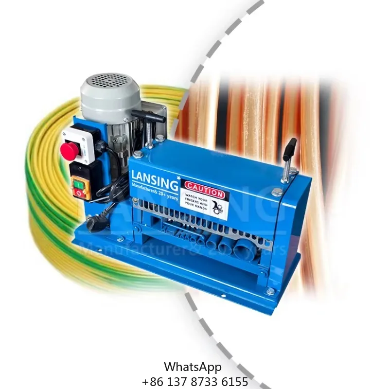 M-4 Wire Stripping Machine For 1-35/38mm Wire Compact & Affordable For Home Use 200-1000kg/day